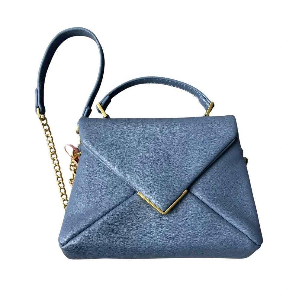Rachel Zoe Cross Body Envelope Bag Light Blue